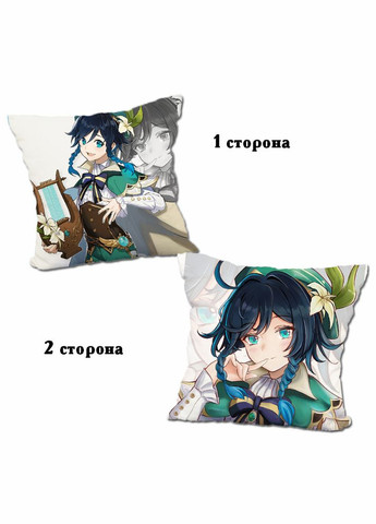 Подушка Венти Геншин импакт Genshin Impact двухсторонняя см (p0221) No Brand (327005575)