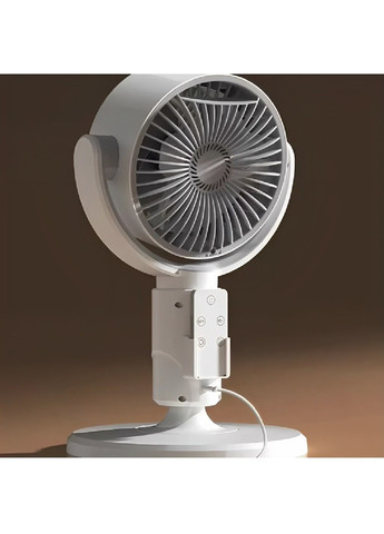 Настольный напольный портативный мини вентилятор с регулировкой высоты угла наклона 5 режимами работы 50 Вт (480753-Prob) Unbranded (341675133)