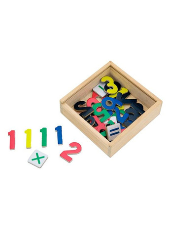 Набір магнітних цифр і знаків 37 шт. (50325) Viga Toys (331173620)