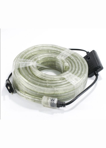 Уличная гирлянда лента-шланг 8м ТЕПЛЫЙ БЕЛЫЙ 8 режимов свечения, каучук Po Fanu (311507387)