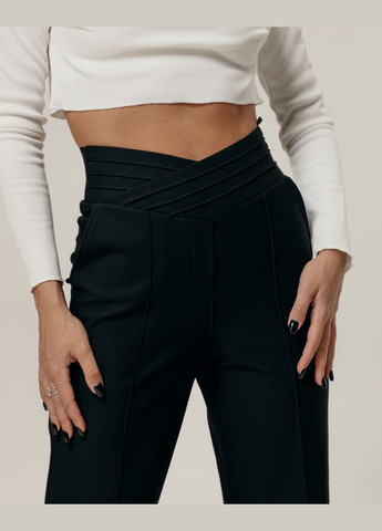 Брюки с высокой посадкой черные Galife (305196751)