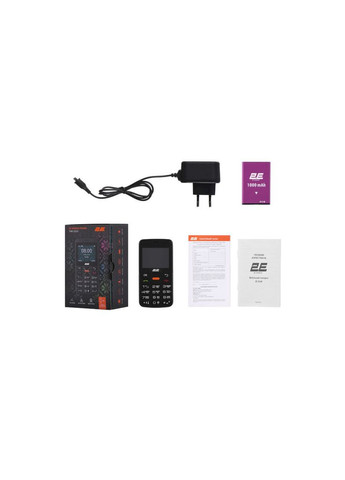 Мобильный телефон T180 MAX Black (688130251051) 2E (297002933)