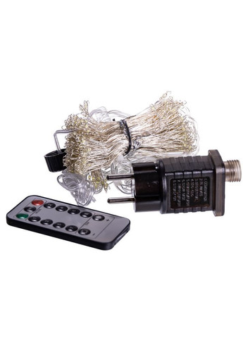 Гирлянда штора хвойная лапа светодиодная 600 LED 3х3 м, белый GarlandoPro D600LED3MW No Brand (366830589)