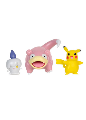 Набір ігрових фігурок W18 — Пікачу, Літвік, Слоупок Pokemon (342753018)