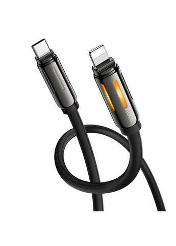 Дата-кабель U136 Prize Type-C to Lightning 27W (1.2m) Black Hoco (386034236)