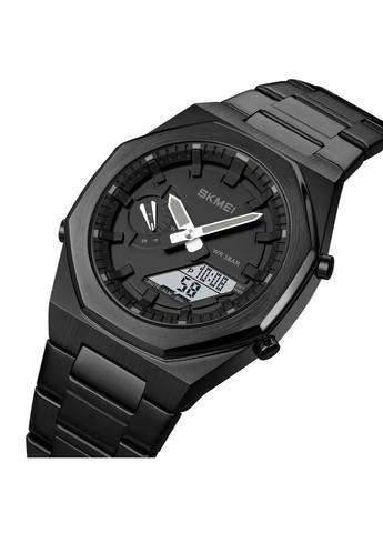 Мужские наручные часы на стальном браслете 1816 (Черный) Skmei (314483621)