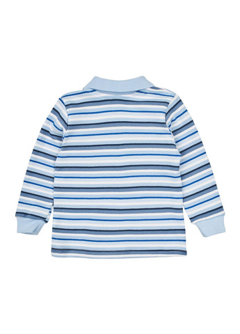 Синяя поло с длинным рукавом 3ин120 86 голубой синий (.536213) Ляля 592836