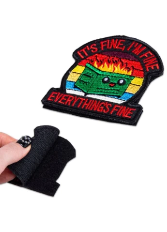 Набор шевронов 2 шт It is fine, I’m Fine Everythings Fine 7,3х7,6 см вышитые патчи TM IDEIA (391256810)