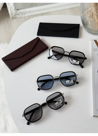 Очки Хамелеон от бренда среднего лица с металлической оправой. Солнцезащитные очки с поляризацией No Brand (370975457)