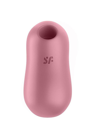 Вакуумний стимулятор із вібрацією Satisfyer Cotton Candy Light Red No Brand (366877324)