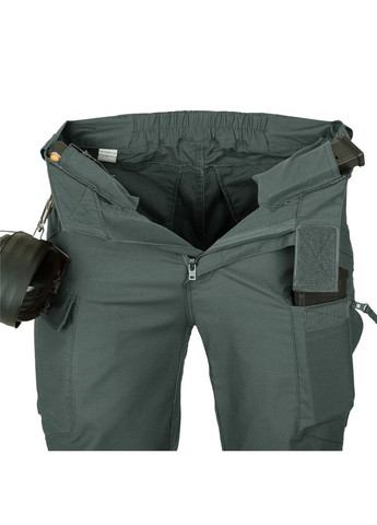 Оливковые спортивные, повседневный, кэжуал демисезонные брюки Helikon-Tex