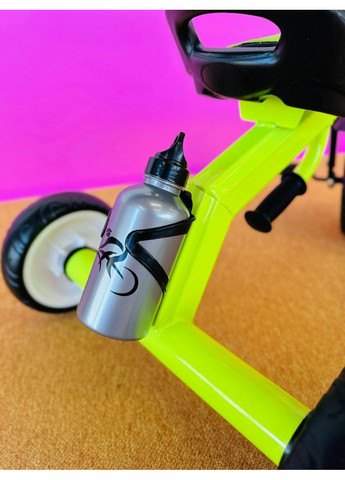 Триколісний велосипед зі світними колесами, дитячий велосипед 3-колісний зі спинкою Turbo Trike (371646629)