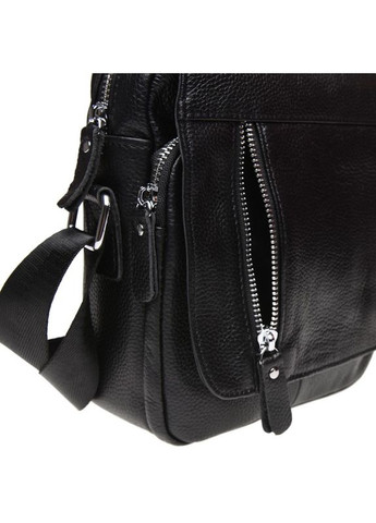 Сумка чоловіча шкіряна через плече K12051 Чорний Keizer (302008704)