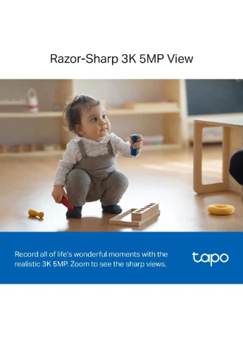 Камера видеонаблюдения IP-камера Tapo C230 3MP N300 microSD motion detection 360° mic (TAPO-C230) TP-Link (362290409)