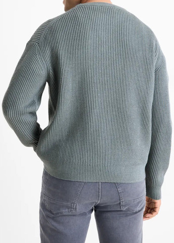 Сіро-зелений демісезонний светр C&A