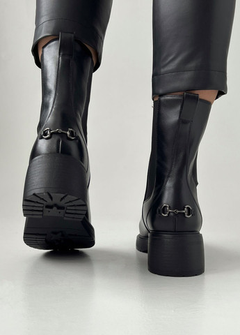 Зимние ботинки женские зимние кожаные челси Respect