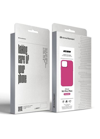 Чохол до мобільного телефона (ARM81324) ArmorStandart ICON2 MagSafe Apple iPhone 16 Pro Max Fuchsia (326591160)