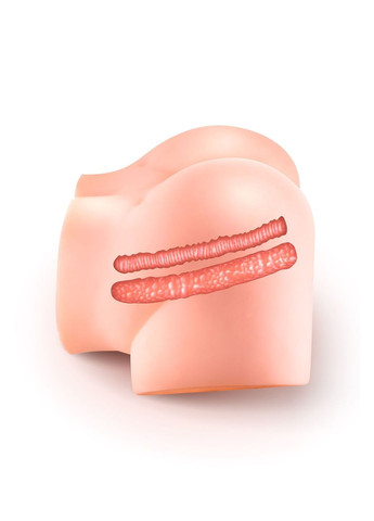 Смоктальная вагина-мастурбатор Real Sophia, вагина и анус, с вибрацией и звуком Real Body (370777222)