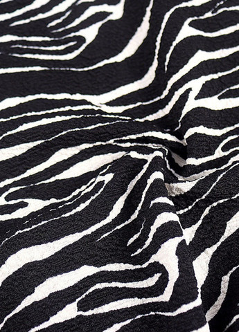 Чорно-білий літній суцільний купальник monokini zebra суцільний FS