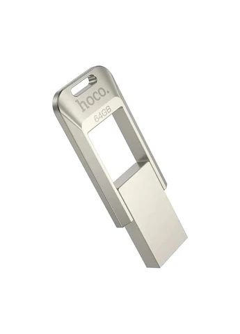 USB флеш накопитель UD16 64GB USB 3.0 металлический серебристый Hoco (373641269)