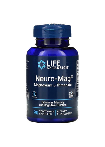 Витамины и минералы Neuro-Mag, 90 вегакапсул Life Extension (293480014)