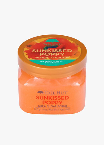 Скраб для тела с ароматом фруктов и цветов Sunkissed Poppy Sugar Scrub 510г Tree Hut (284741724)