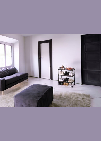 Металлическая подставка для обуви ShoeFlex. Полка-стеллаж для обуви в прихожую. Metaplant (346529039)