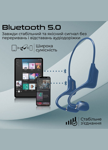 Bluetooth-гарнітура Ripple Blue Promate (341485985)
