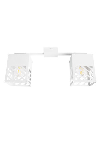 Люстра лофт Urban на два плафони біла NL 2410-2 WH MSK Electric (325882591)