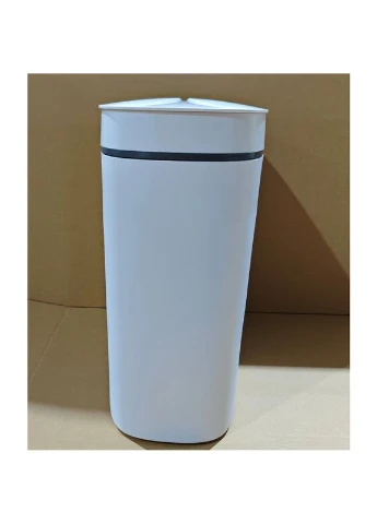 Відро для сміття сенсорне овальне Flat-TC0109 White 9 л колір білий (MI7074) Mixxus (388593410)