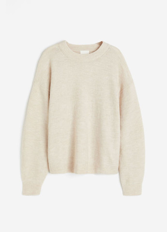 Бежевий демісезонний в'язаний светр H&M