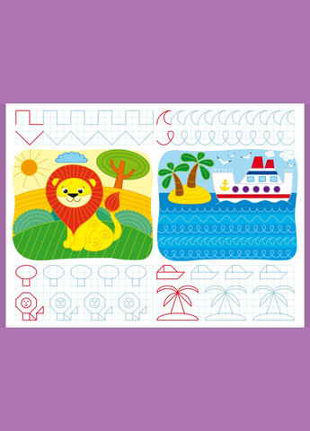 Книга Перші багаторазові прописи. Готуємо руку до письма. Навчаємося писати правильно (Crystal Book) No Brand (338874160)