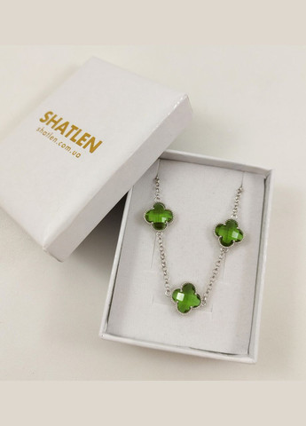 Браслет срібний із султанітом "Конюшина" БЛТ/Б-слт Shatlen Браслет (341319950)