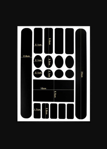 Наклейки на раму велосипеда захисні bike 20 наклейок Карбон (RT050686) No Brand (342122404)