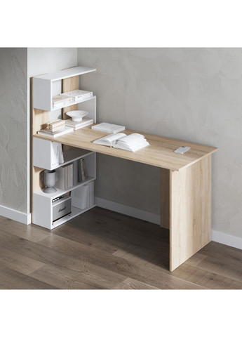 Письменный стол с полками слева 142х60х123 см VAYS (369164446)
