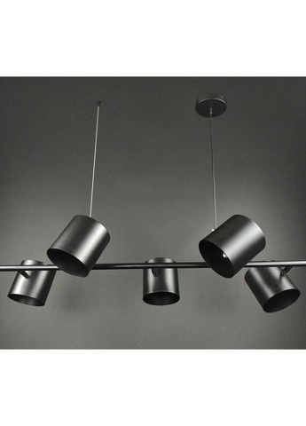 Люстра підвісна на 5 лампочок 27690 Чорний 25-150х40х101 см. Sunnysky (324395780)