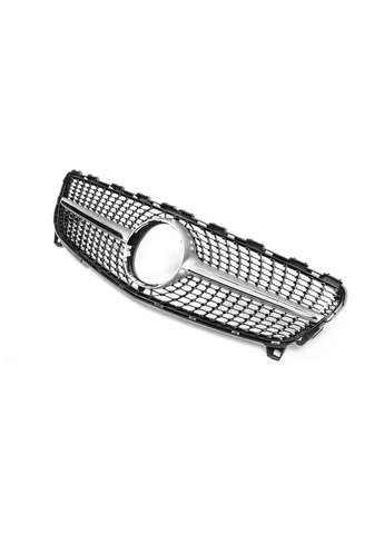 Передняя решетка Diamond Silver (2015-2018) для Mercedes A-class W176 гг Mercedes-Benz (389788168)