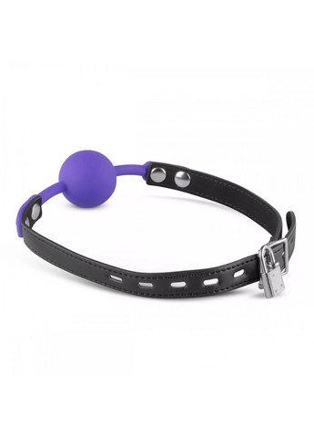 Кляп-шарик с замком на ключ XOXO, фиолетовый EasyToys (290851030)