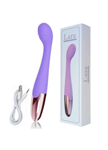 Вибратор фиолетовый для стимуляции точки G с рельефной текстурой, 10 режимов No Brand (315725448)