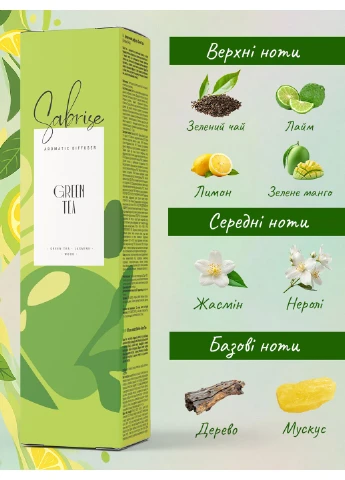 Аромадифузор "Green Tea" Sabrise (366955220)