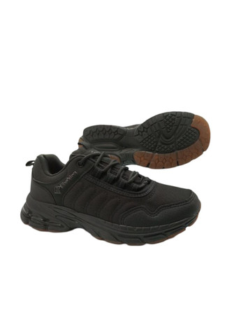 Черные всесезонные кроссовки KMB