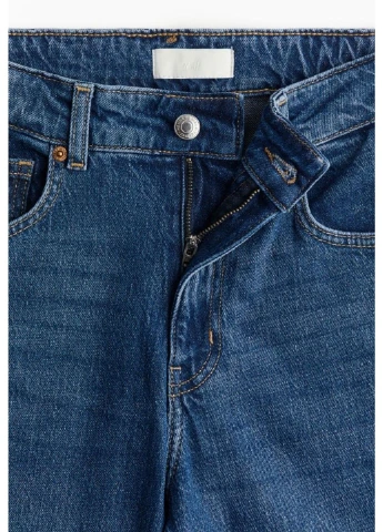 Жіночі широкі джинси Wide Nigh (58030) W34 Сині H&M - (316324354)