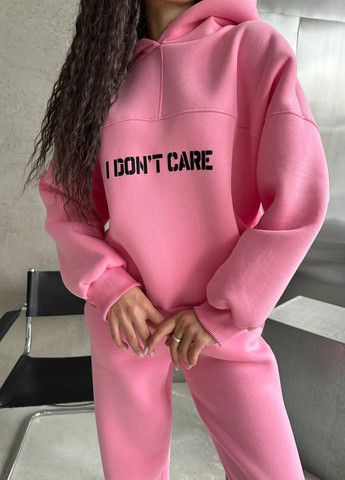 Повсякденний оверсайз костюм двійка: худі з капюшоном та написом + штани Україна (322735970)