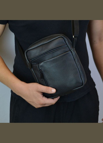 Элегантная мужская кожаная сумка-мессенджер из натуральной кожи на 5 отделений, мужская сумка через спину No Brand (306543354)
