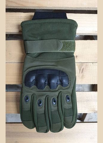 Тактические мужские перчатки на меху с твердыми костяшками No Brand (301535460)