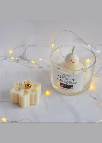 Новогодний набор свечей из соевого воска «Snow» SP2399 ручной роботы Spokiy (315135453)