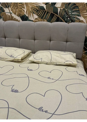 Евро простынь на резинке 180х200х20 бязь Premium No Brand (393640847)