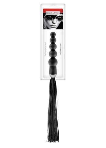Флогер з ручкою - анальним намистом Whip with Rosary Handle Fetish Tentation (315013597)