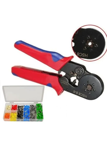 Обжимные клещи для обжима наконечников 0,25-6 мм2 AWG24-10 Top-tools кримпер Premium HSC8_6-6A-top_tool1200 (388959265)