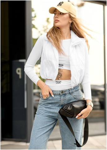 Женская кожаная сумка на пояс бананка Holster MSH черная с перфорацией (SKU_87119101-VS) Sambag (302450374)